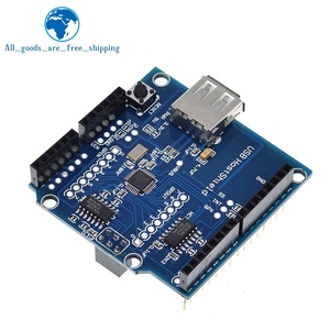 TZT USB Host Shield 2.0 per Arduino UNO MEGA ADK compatibile per Android ADK scheda modulo elettronico fai da te