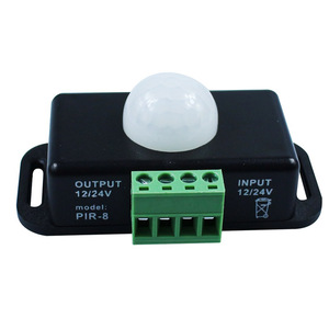 120องศาอัตโนมัติ DC 12V-24V 8A อินฟราเรด PIR สวิทช์เซ็นเซอร์เคลื่อนไหวสำหรับไฟ LED 5 ~ 8เมตรอินฟราเรดตรวจจับการเคลื่อนไหว4.8 - Product Image 1