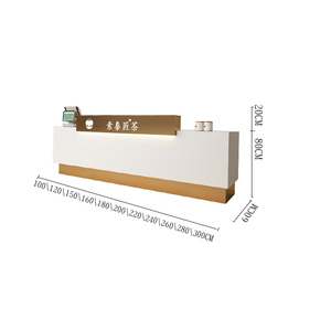 批发优质前台收银台收银台，用于广东咖啡店便利店收银台 - Product Image 6