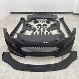 FRP vücut kitleri için tasarlanmış Toyota GT86 Scion FR Subaru BRZ ZN6 en RB3 stil ön dudak arka difüzör çamurluk genişletici Spoiler - Product Image 1
