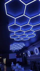 Araba atölye ışık için SUEZ profesyonel rgb altıgen ışıkları
