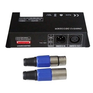 3CH 4CH DMX 512 декодер RGB RGBW светодиодные полосы контроллер