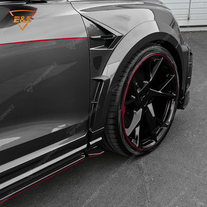 Dry Carbon Fiber Body Kit for Audi <strong>Q8</strong> SQ8 Upgrade to M Style With Front Bumper Rear Bumper Grill Eyebrow Hood Fender Spoiler