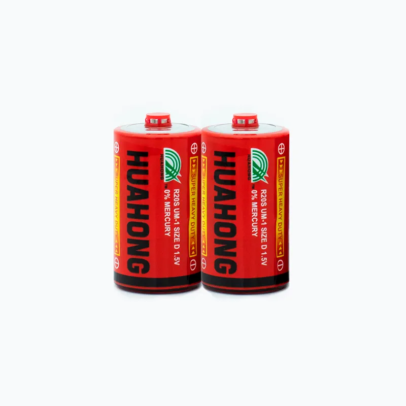 HUAHONG Brand R20 Retail Wholesale UM1 D Size Dry Primary Batteries