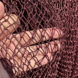 guter fabrikpreis langlebig 210 d 6 plis oder 210 d/9 plis nylon mehrfiligranen-fischernetze reines polyester-fischernetz zum angeln