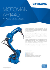 Yaskawa AR-Series сварочный робот модели AR1440 6-осевой автоматический Промышленный сварочный робот с контроллером робота YRC1000 - Product Image 2