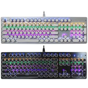 New N-Key Rollover 104-Key Mechanical Gaming <strong>Keyboard</strong> Blue Axis <strong>with</strong> RGB Backlight USB Interface for <strong>Desktop</strong> Use - Product Image 5