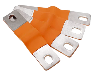 Flat Copper <strong>Busbar</strong> Insulated Custom Flexible <strong>Busbar</strong> for Battery Soft Connection - Product Image 1