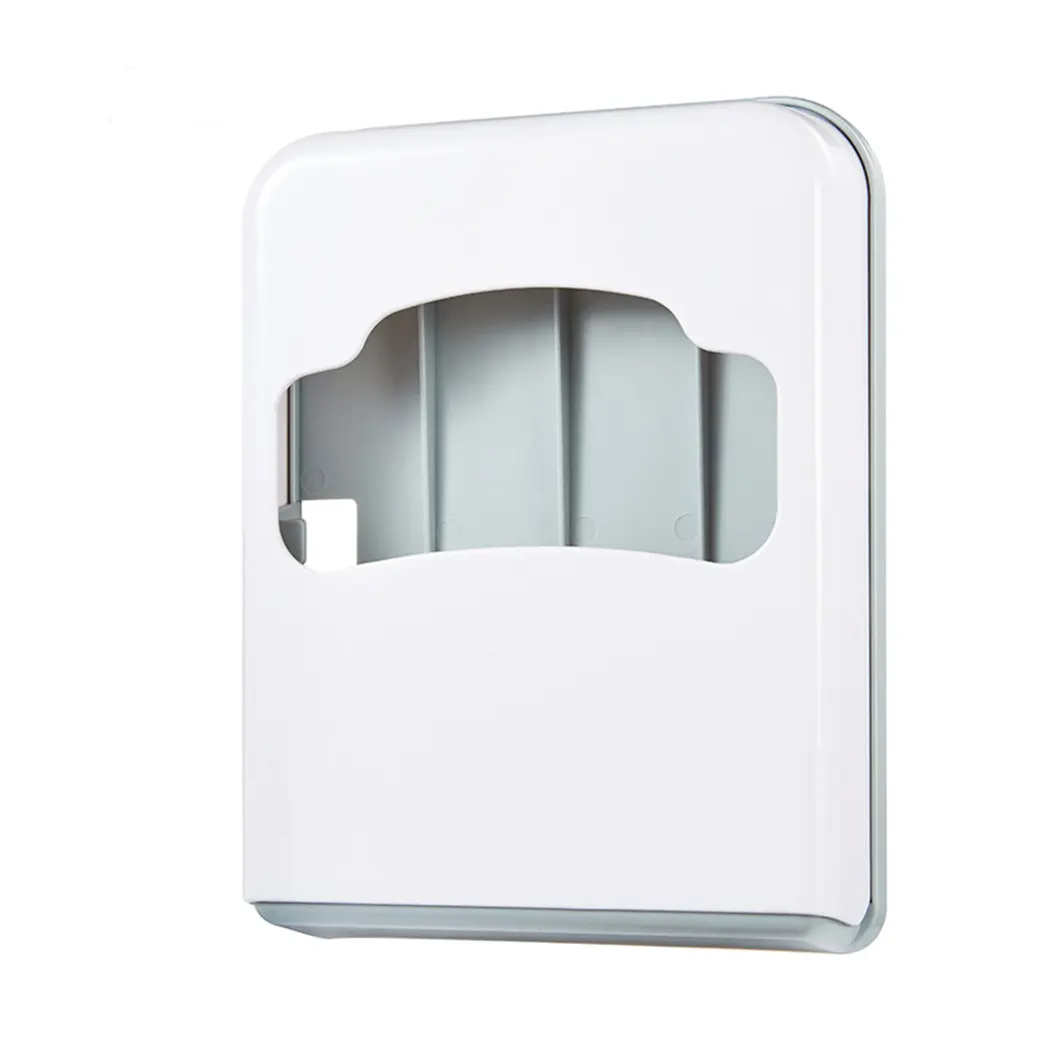 Einweg-Toiletten sitz bezug aus Kunststoff mit modernem Design und Schloss spender 1/2 Falt-oder 1/4 Falt modell für Bürogebäude