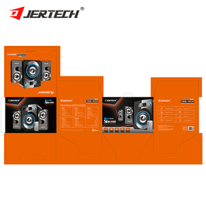 JERTECH profesyonel ses tam Set DJ ses sistemi hoparlörler amplifikatör renkli LED ışık kablolu Subwoofer hoparlör seti - Product Image 6