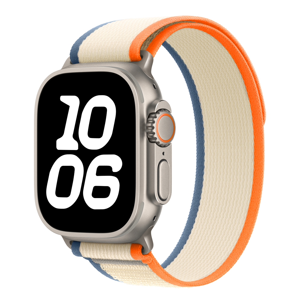 Orange with beige