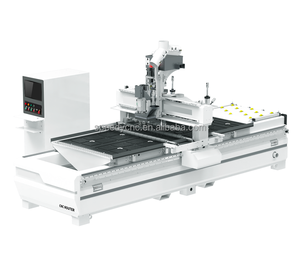 China Factory Heavy Duty Frame 3 Axis Wood ATC CNC Router Machine 1325 1530 2030 ATC Nesting Cnc Router para muebles de panel - Product Image 1