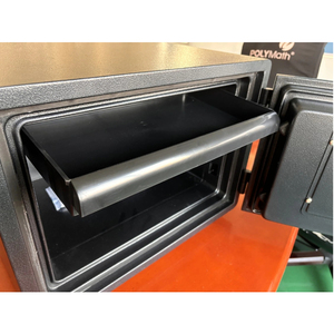 Caja DE SEGURIDAD ignífuga de doble seguridad con cerradura de llave y código eléctrico, caja de seguridad con alarma anormal para oficina, hotel o habitación de hotel - Product Image 4