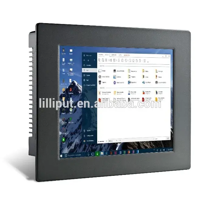 Lilliput PC1201高品質IP65定格12インチ産業用頑丈なタブレットパネルPC、アスペクト比4:3