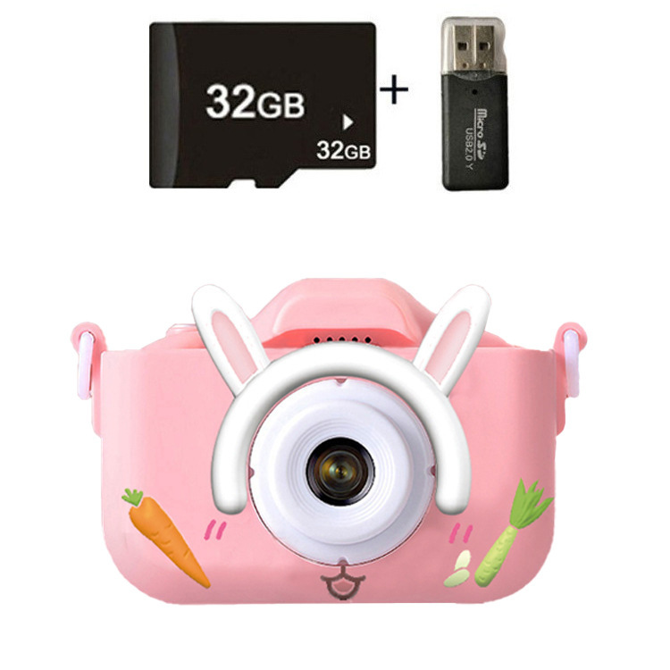 Pink radish rabbit-hd double photography-32g card reader