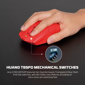 FANTECH Aria11 XD7V2P Gaming <strong>Mouse</strong> Custom Programmable Wireless Bluetooth 3395 Sensor 26000 DPI Professional <strong>Mice</strong> for Gamer - Product Image 3
