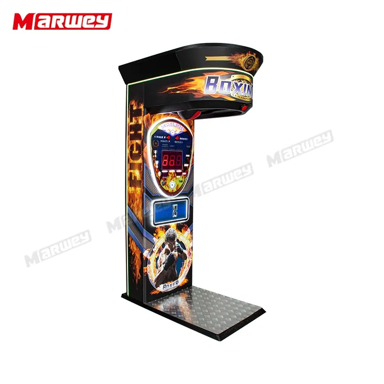 Custom Coin Operated Adults Sport Games Ultimate Big Punch Electronic Boxing Punching Machine Boxing Machine Arcade For Sale