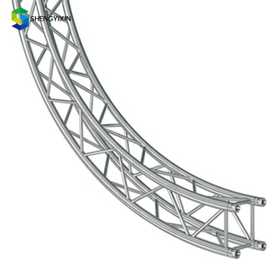 מעגל אלומיניום פרימיום trussing שלב Dj נייד מוזהב טרוסקינג עבור תאורת אירוע אלומיניום עמיד