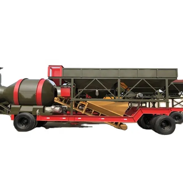 Mobile Concrete Batching Mixing Plant Wet Mix Concrete Batching Plant Concrete Plant In India