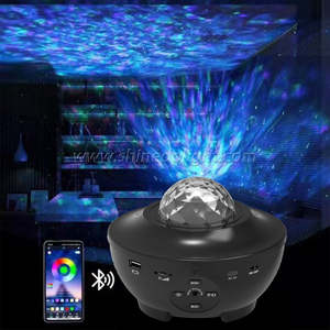 Akıllı yıldız LED gece yıldızlı projektör ışık, lazer gökyüzü projektör BT müzik hoparlörü Galaxy yıldız projektör uzaktan kumanda - Product Image 3