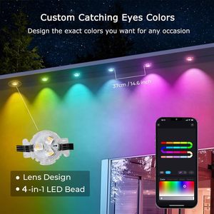 SumaoteスマートRGB + ICレインボー屋外ライト15m 30 LED Alexa Googleアシスタント永続的な毎日の使用新しいプラスチック - Product Image 4