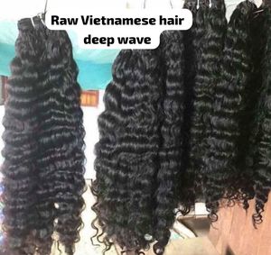ผู้ขายผมหยิกพม่าดิบ คัมพูชาคุณภาพสูงคลื่นธรรมชาติ / ผมเวียดนามดิบ บม่าหยิก - Product Image 4