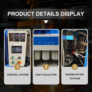 Auto <strong>Rotary</strong> <strong>Table</strong> <strong>Sand</strong> <strong>Blasting</strong> Cabinet Machine Sandblaster