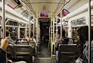 Wireless Network Android Vertical Bus Video TV Back Mounted Car Advertising Machine Broadcast <strong>Program</strong> Bus Advertising Screen - Product Image 5