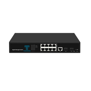 8 puertos 10/100/1000M Gigabit SFP Network Layer2 Switch gestionado con función web Qos DDM Ancho de banda de 20Gbps - Product Image 3