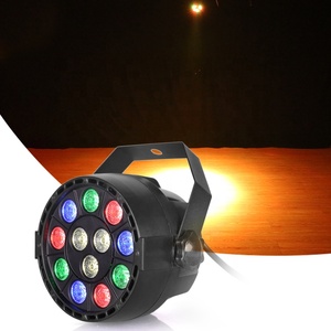 <strong>RGB</strong> <strong>DMX512</strong> 12w <strong>LED</strong> Par <strong>Lights</strong> Stage Lighting Effect for DJ Disco Bar Party - Product Image 3