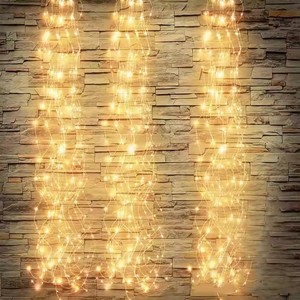 Festoon Xmas Copper Wire LED Garland <strong>Vine</strong> <strong>Like</strong> Waterfall Lights fairy String Waterproof