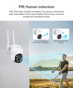 Tuya Smart WIFI 4G Cámara solar Full HD 3MP con sensor CMOS gran angular Batería de baja potencia y tarjeta de memoria para uso en interiores y exteriores - Product Image 5