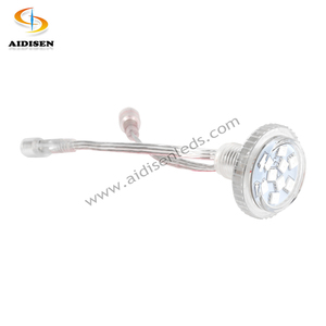 Wasserdichtes 35mm UCS1903 Programmier bares Pixel-LED-Punkt licht RGBW-emittierendes Farb-PVC-Gehäuse mit IP68 IP66-Bewertungen Themenparks Hotels - Product Image 2