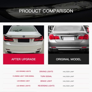 ไฟท้าย LED แบบไดนามิก F02สำหรับ BMW 7ชุดไฟท้าย LED 2009-2015 730i 740i สัญญาณเลี้ยวเบรค760i ไฟท้ายอัปเกรด - Product Image 2