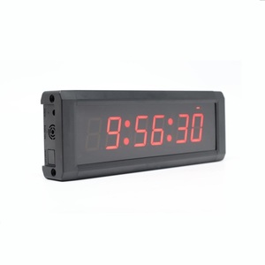 Es 1.5 pollici 6 cifre ricaricabile multifunzionale orologio digitale per interni LED conto alla rovescia con promemoria vocale e pulsante cablato - Product Image 4