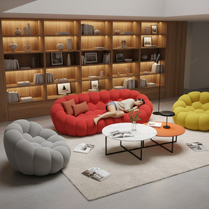 Fangyuzheng Divano a Bolle all'Ingrosso per Soggiorno Villa Divano a 2 Posti in Velluto Set di Divani - Product Image 2