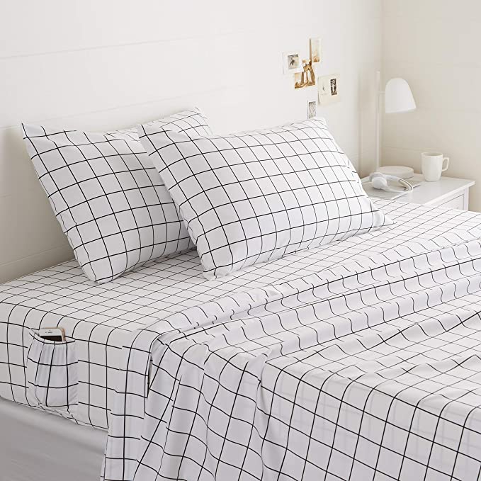 High Quality Printed Soft 100% Microfiber Twin duvert cover bedding sets With Elastic Pockets