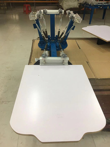 <span class=keywords><strong>SPE</strong></span>-T4050-4 ארבעה-צבע יחיד תחנת משי מכונה חולצה אישית שאינו ארוג שקיות מסך מדפסת