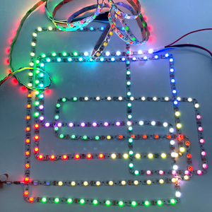 DC5V Fullcolor RGB Светодиодные полосы со встроенной ламповой подсветкой в форме IC S 60LED/M для неоновых вывесок KTV специальные программируемые световые полосы - Product Image 2