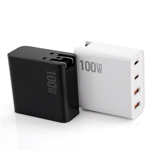 Wonplug新型电子产品批发原装4 <span class=keywords><strong>USB</strong></span> C型充电器PD快速充电器美国英国欧盟英国<span class=keywords><strong>USB</strong></span>充电器白色黑色