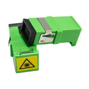 Flip deklanşör ile tozluk SC APC Fiber optik adaptörler Simplex flanşsız kuplörler - Product Image 1