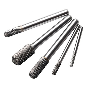金属硬质合金刀具制造商硬质合金旋转锉数控机床用C型磨削刀具双切削毛刺