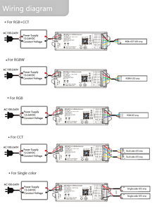 Universal RF Fernbedienung Mehrkanal-RGB-LED-Controller Handbuch für DC 12V 24V LED-Band - Product Image 6