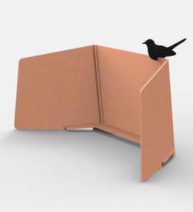 100% PET thân thiện với môi Acoustic tấm văn phòng máy trạm Divider với âm thanh hấp thụ màn hình cho sự riêng tư bàn - Product Image 3