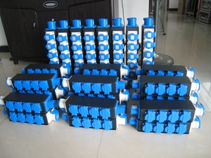 32A Entrada de potencia de entrada 6 canales 16A caja distribuidora de potencia de salida monofásica - Product Image 4