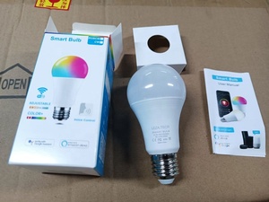 TuyaWiFiスマートカラー電球E26E27スマート<span class=keywords><strong>LED</strong></span>電球RGBランプTuyaスマートホームRGBホワイト調光可能タイマー電球 - Product Image 5