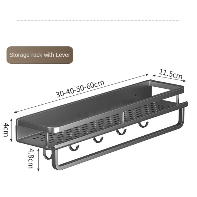 60cm/23.6inch hollow tray-gun ash-with rod and hook