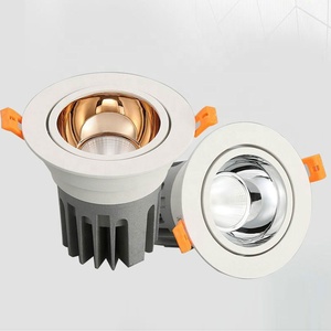 新设计不同反射器防眩光 10W圆形天花板嵌入式Cob Led筒灯 - Product Image 5