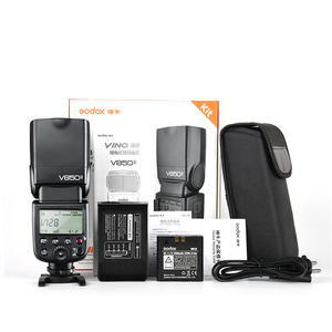 Dijital On kamera flaşı Godox V850II Flashpoint Zoom li-on manuel R2 on-kamera flaşı Speedlight (V850II) - Product Image 2