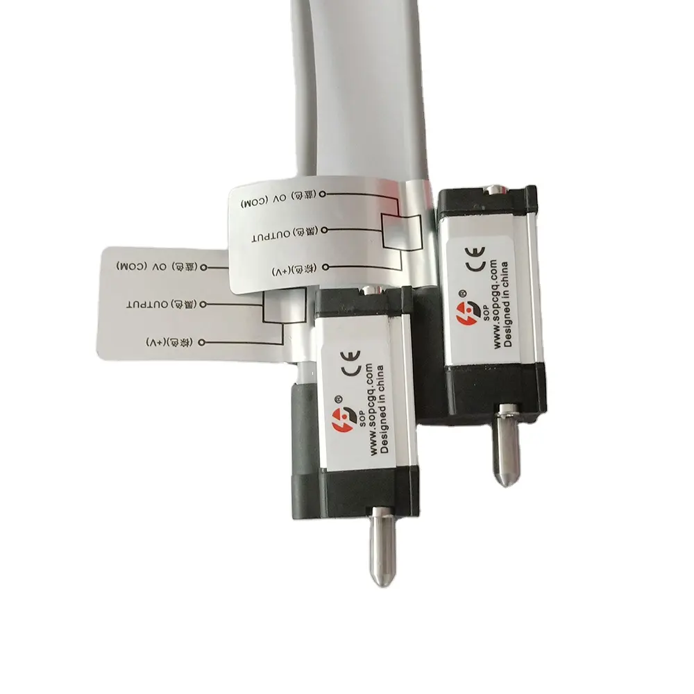 5mm High Precision Loaded Potentiometer Self Return Spring Resistive Displacement Sensor Linear Transducer